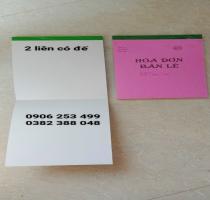 Hoá đơn bán lẻ 2 liên đế dày