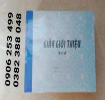 Giấy giới thiệu bộ 50